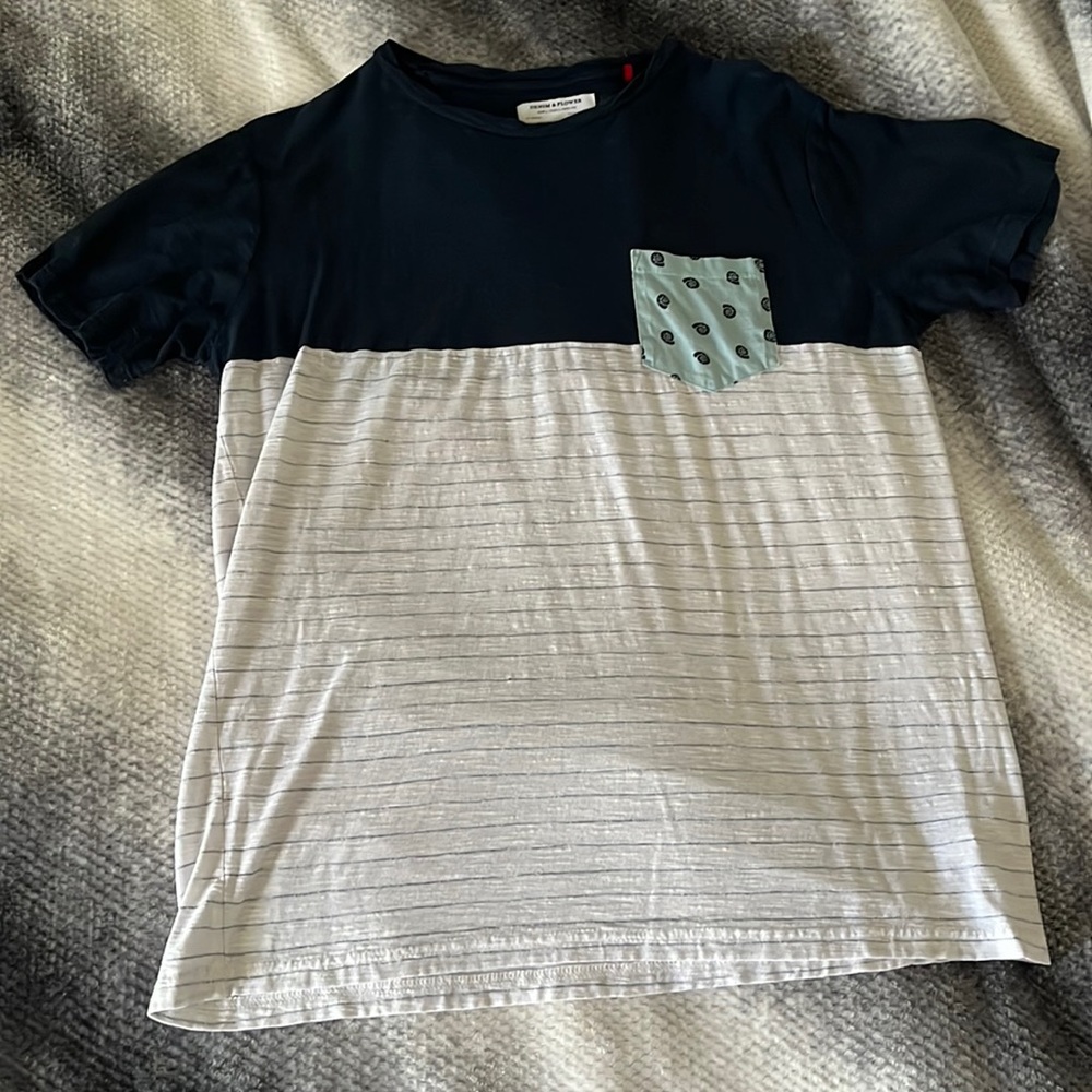 Denim and Flower Tee